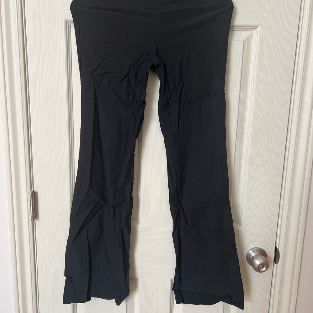 28-Black Flared Pants